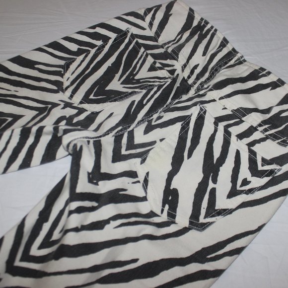 Free People Zebra Flared Pants Size S - Picture 2 of 3